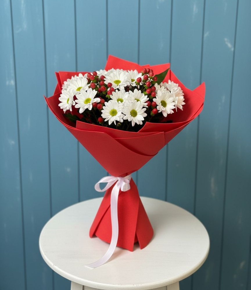 Букет цветов из: Хризантемы в Черусти