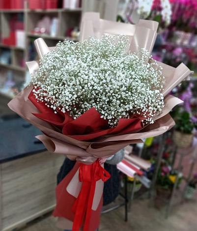 Букет цветов из: Гипсофила в Черусти