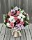 Букет цветов из: Альстромерии, Гвоздики, Розы и Хризантемы в Черусти