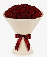 Букет 101 Бордовая роза Блэк Бакарра в Черусти
