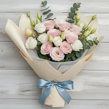 Букет цветов из:  Лизиантусы в Черусти