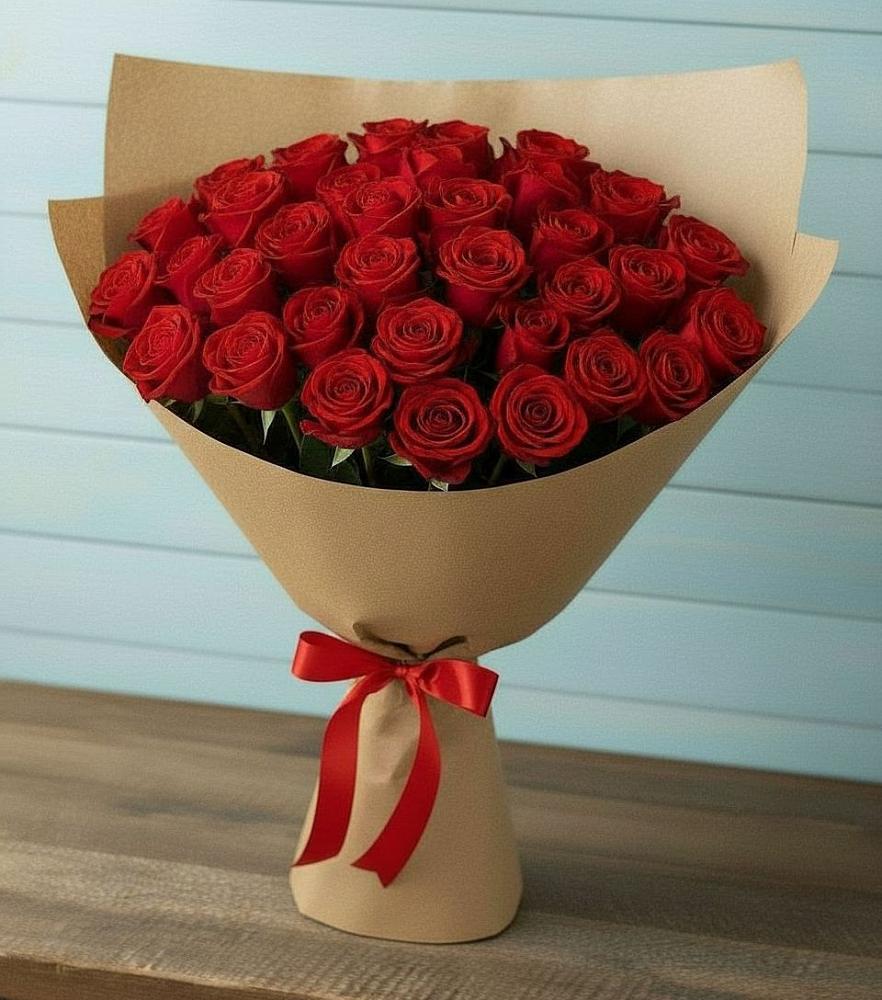 Букет Красные розы Милано в Черусти