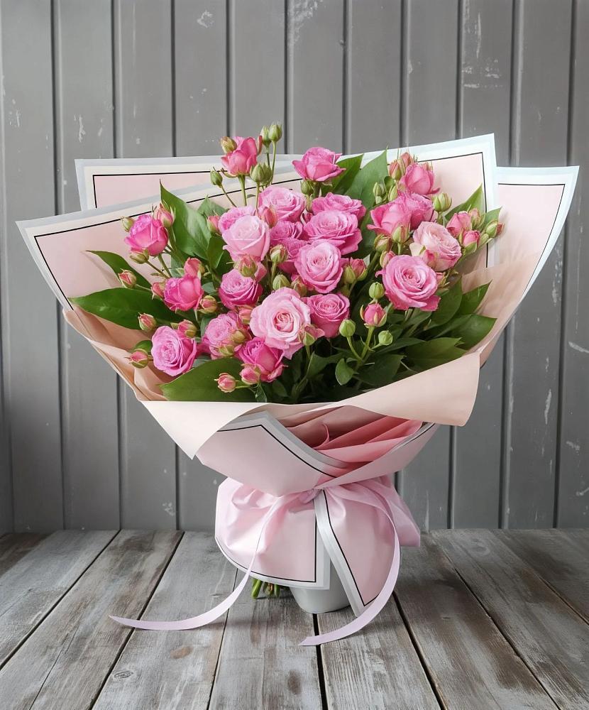 Букет Розовый кустик в Черусти