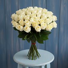 Букет 51 Белая роза Эдлесс Лав #REPLACE_PRED# Черусти