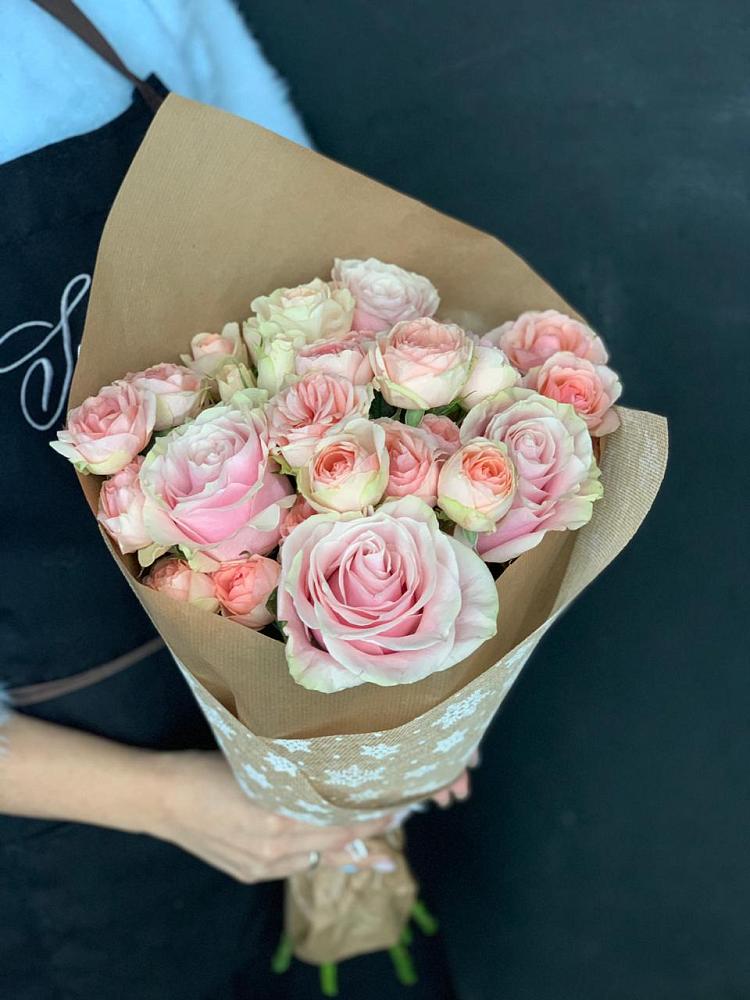 Букет цветов из: Хризантемы и Розы в Черусти