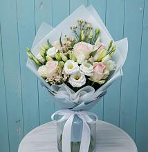 Букет цветов из:  Розы и Лизиантусы в Черусти