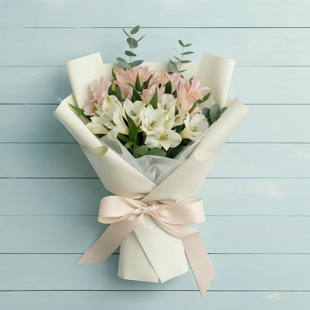 Букет цветов из: Альстромерии в Черусти