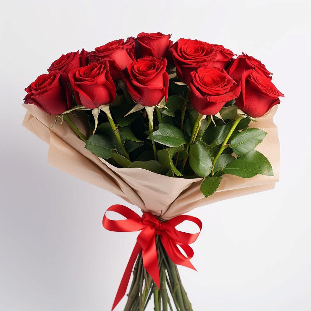 Букет 11 Красных роз Эдлесс Лав в Черусти