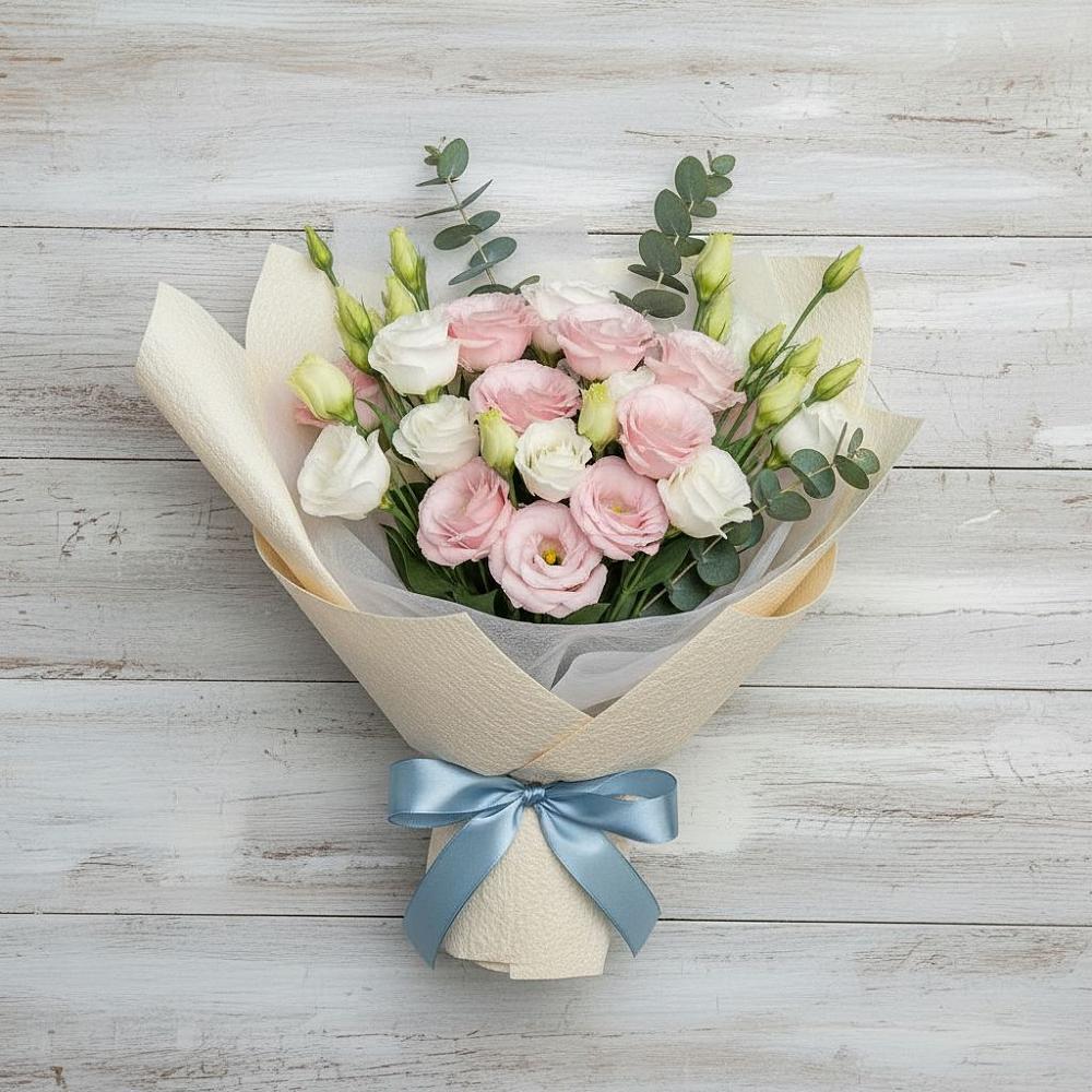 Букет цветов из: Лизиантусы в Черусти